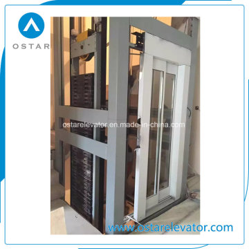 Elevator Parts with High Quality Glass Decoration Cabin (OS41)